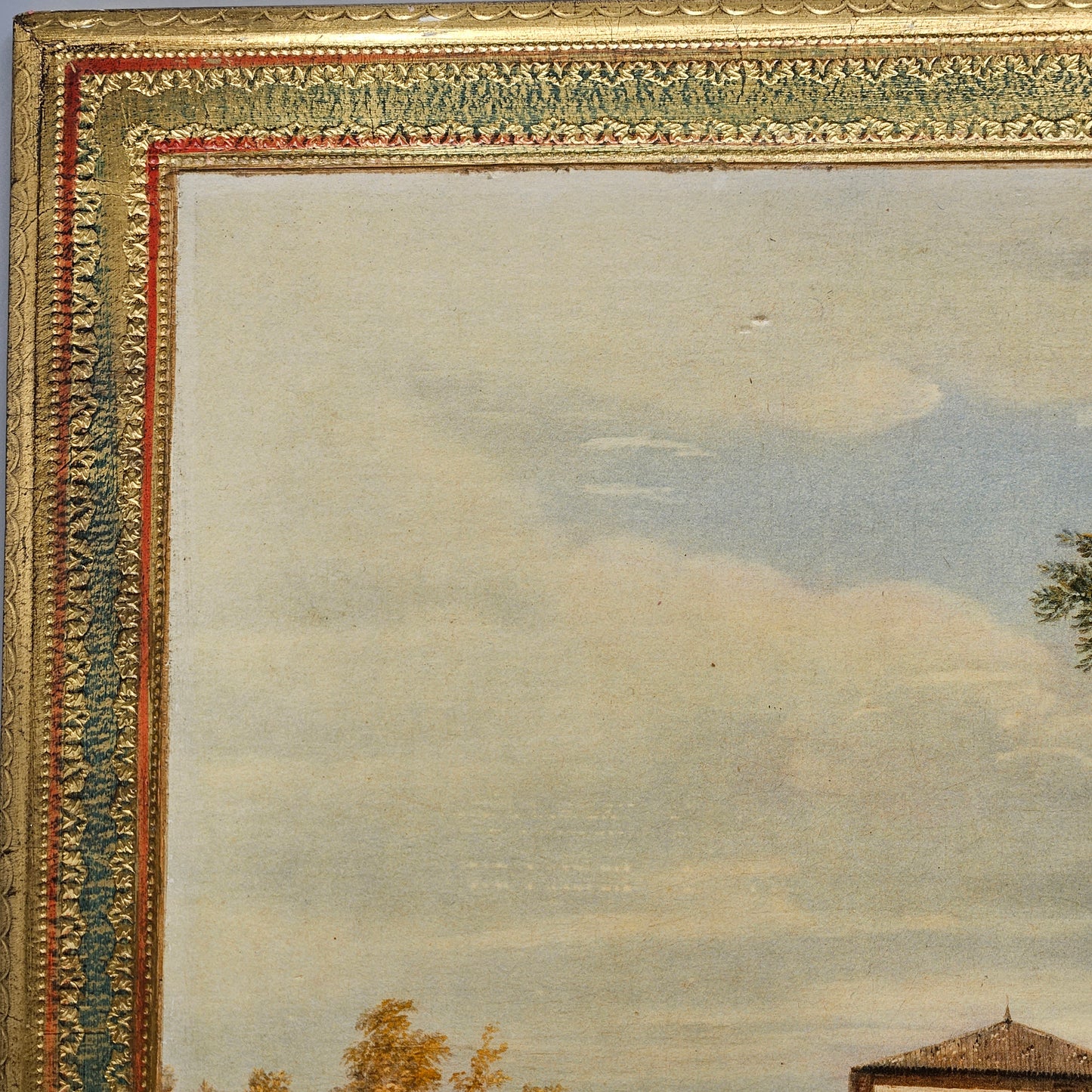 Framed Print Canaletto "Capriccio with Ruins and Porta Portello"