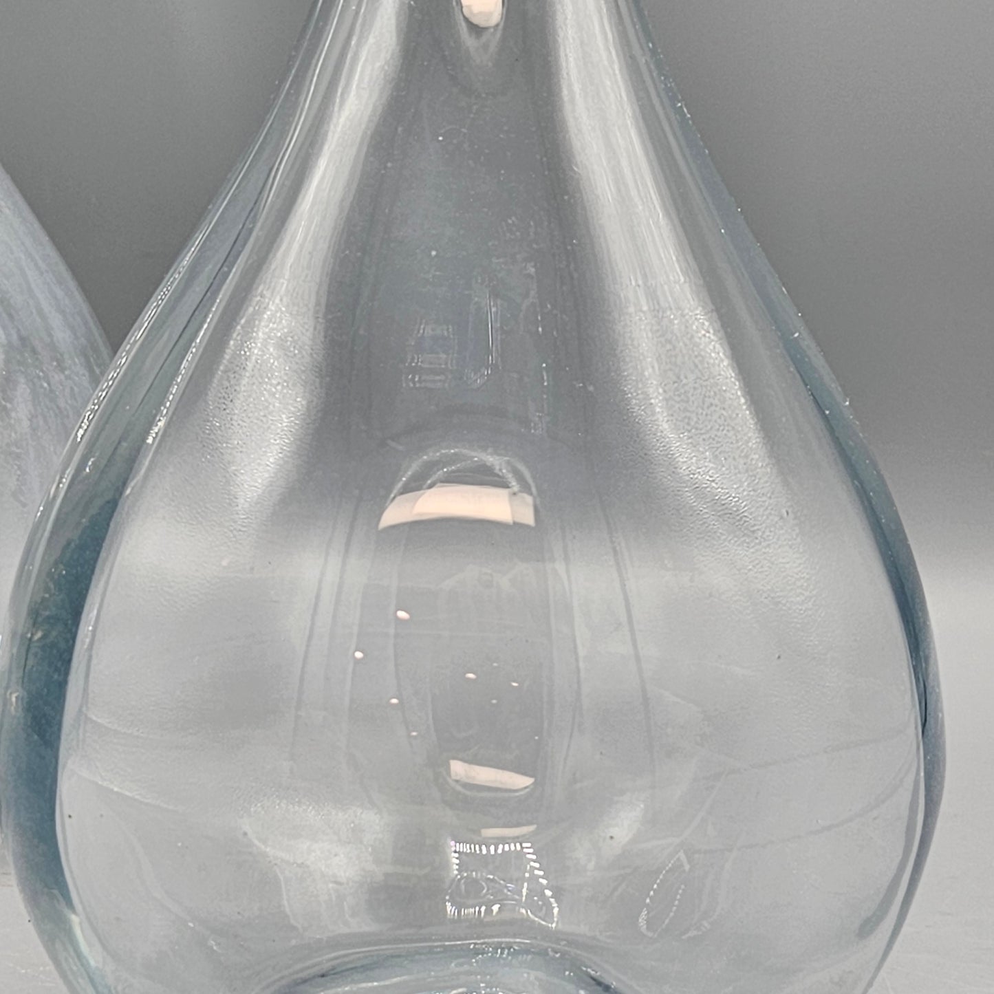 Pair MCM Strombergshyttan Crystal Decanters