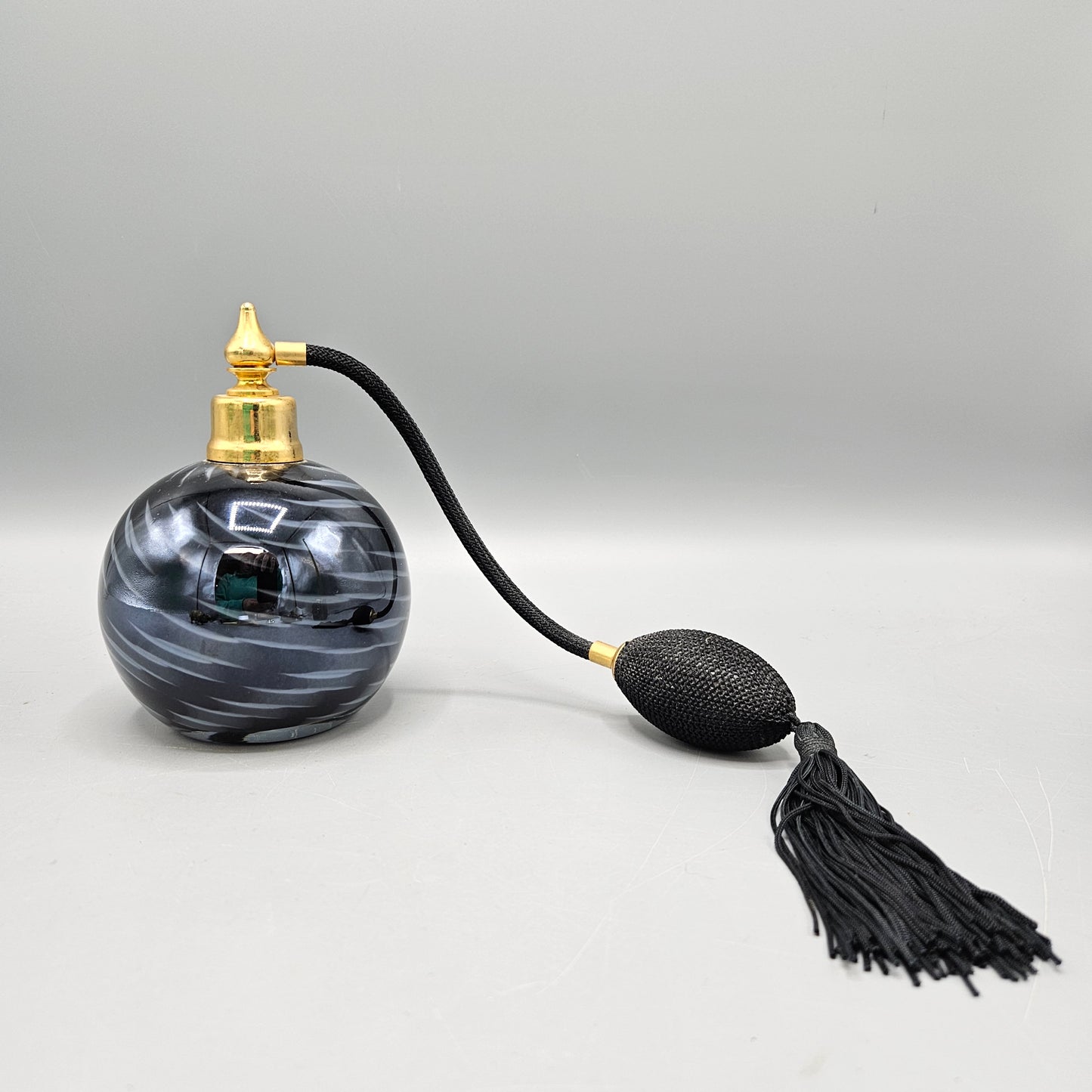 Swirl Art Glass Perfume Atomizer