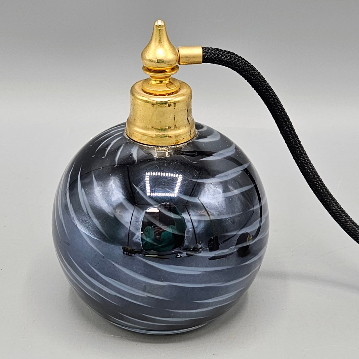 Swirl Art Glass Perfume Atomizer