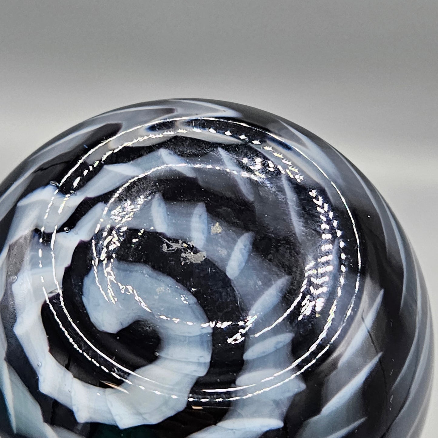 Swirl Art Glass Perfume Atomizer