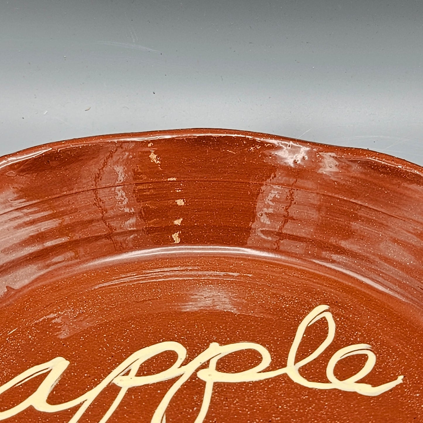 Signed Redwre Apple Pie Dish 1984