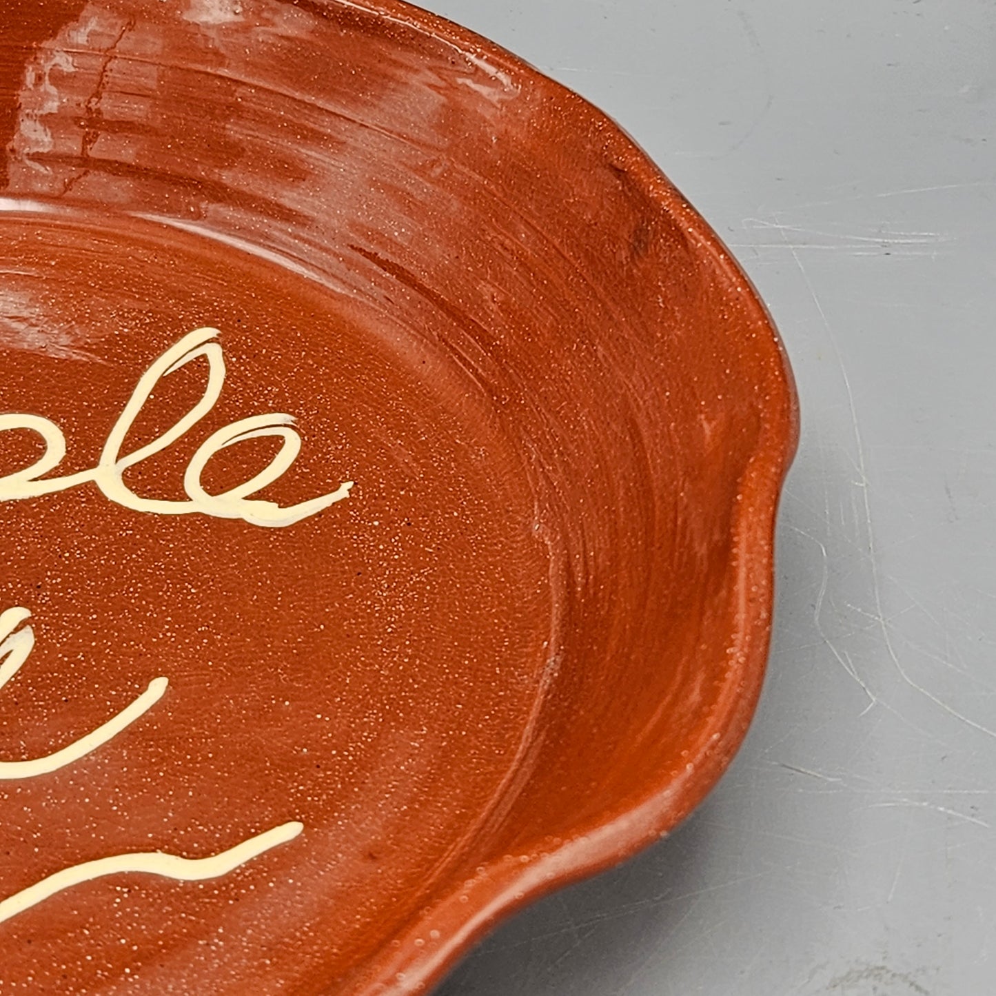Signed Redwre Apple Pie Dish 1984