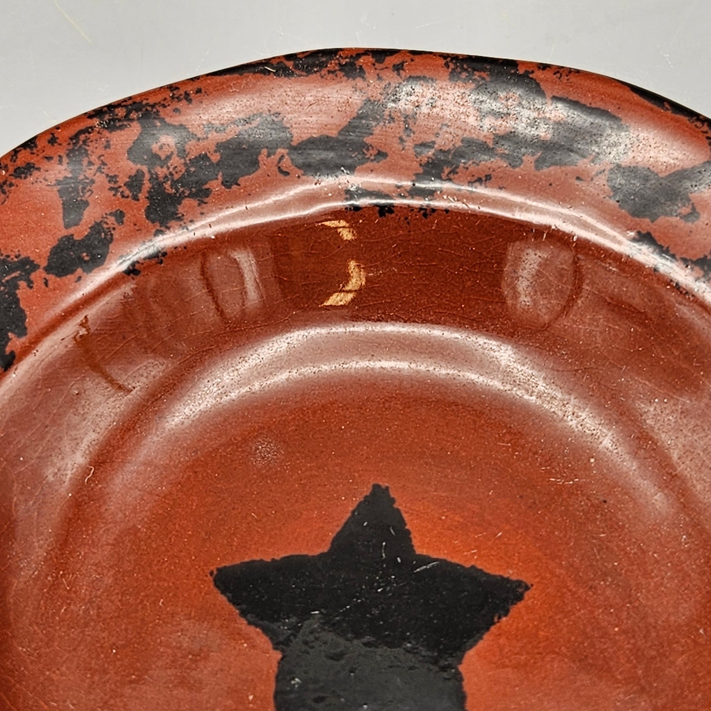Tennessee Clayworks Redware Coaster with Star