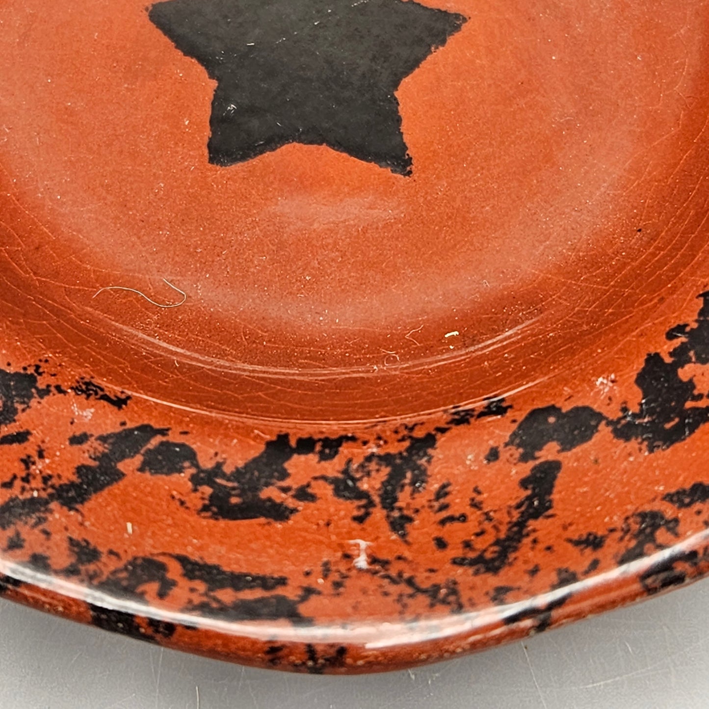 Tennessee Clayworks Redware Coaster with Star