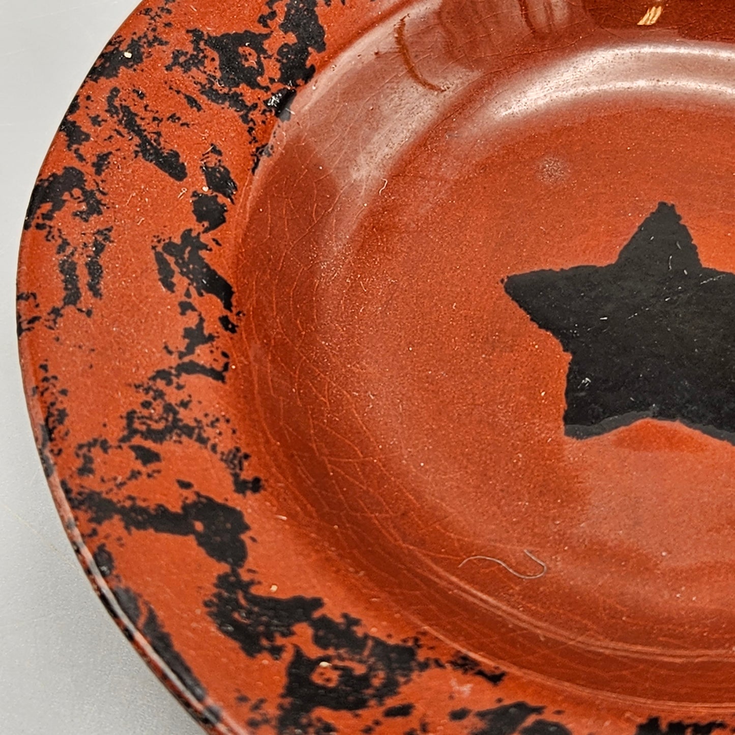 Tennessee Clayworks Redware Coaster with Star