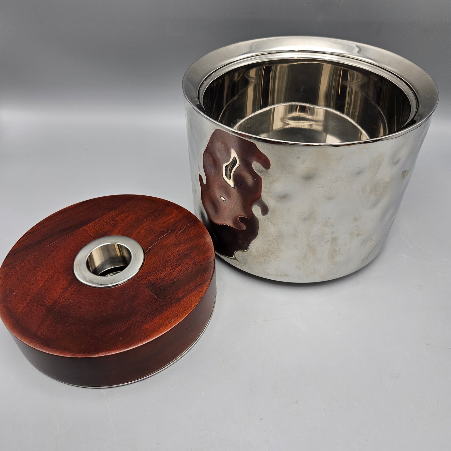Mary Jurek Sierra Ice Bucket with Wooden Lid