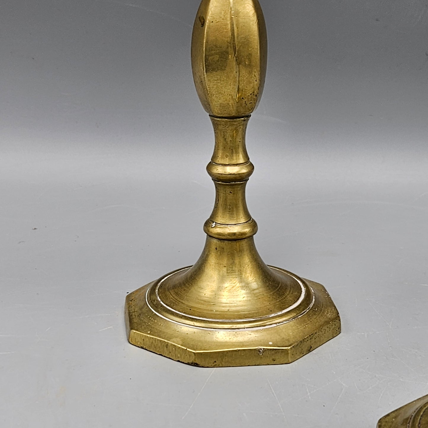 Pair of Indian Brass Candlesticks