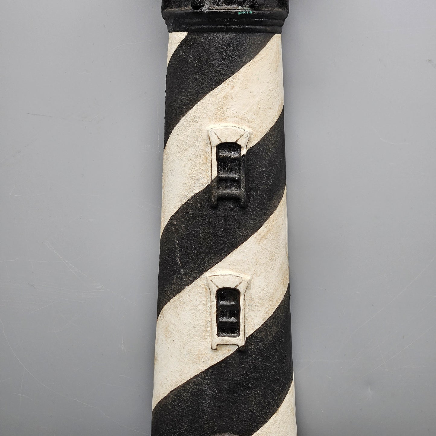 Very Tall Hand Painted Cast Iron Doorstop / Decor