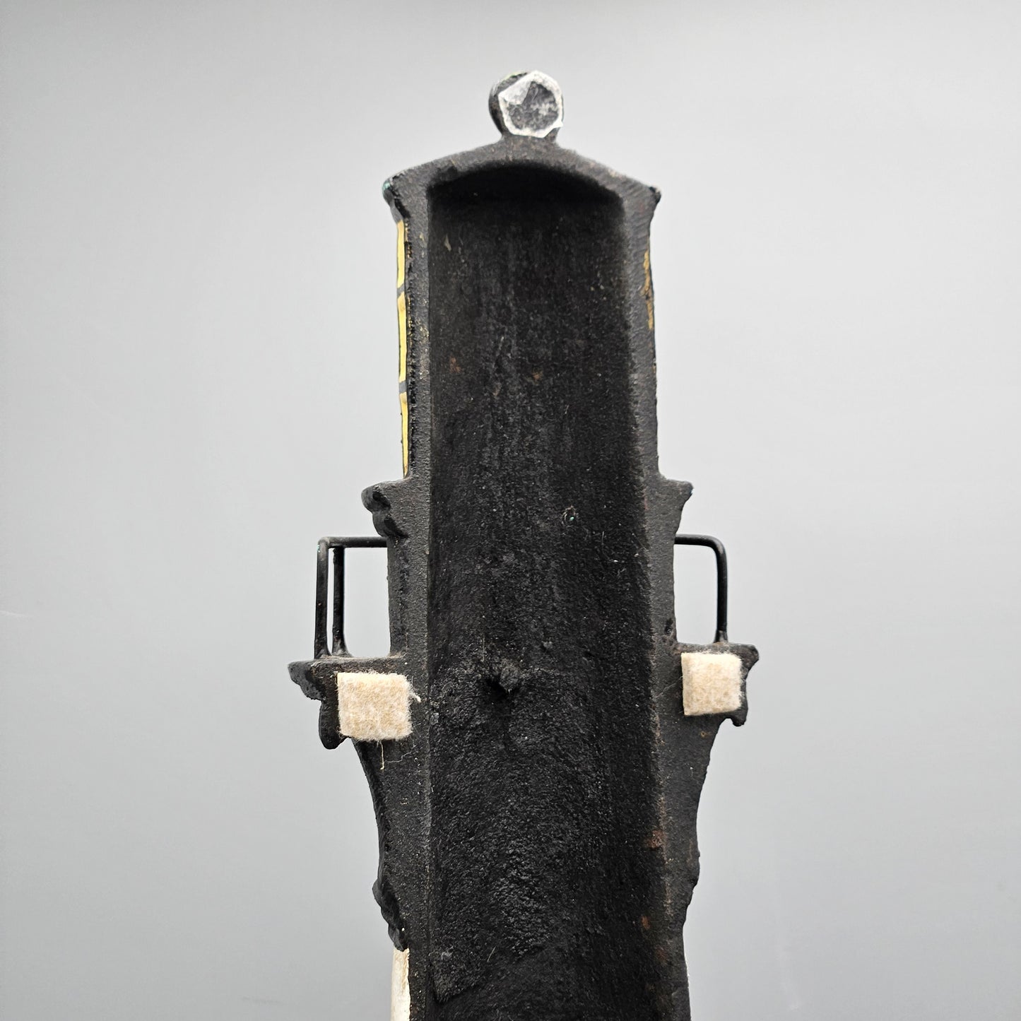 Very Tall Hand Painted Cast Iron Doorstop / Decor