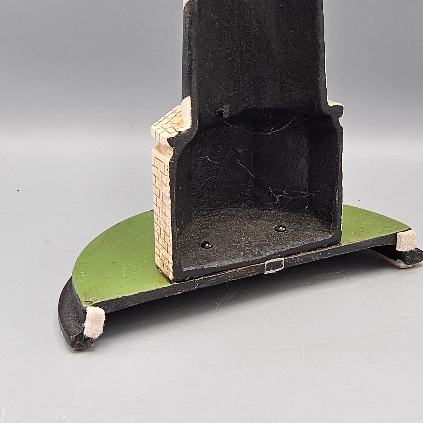 Very Tall Hand Painted Cast Iron Doorstop / Decor