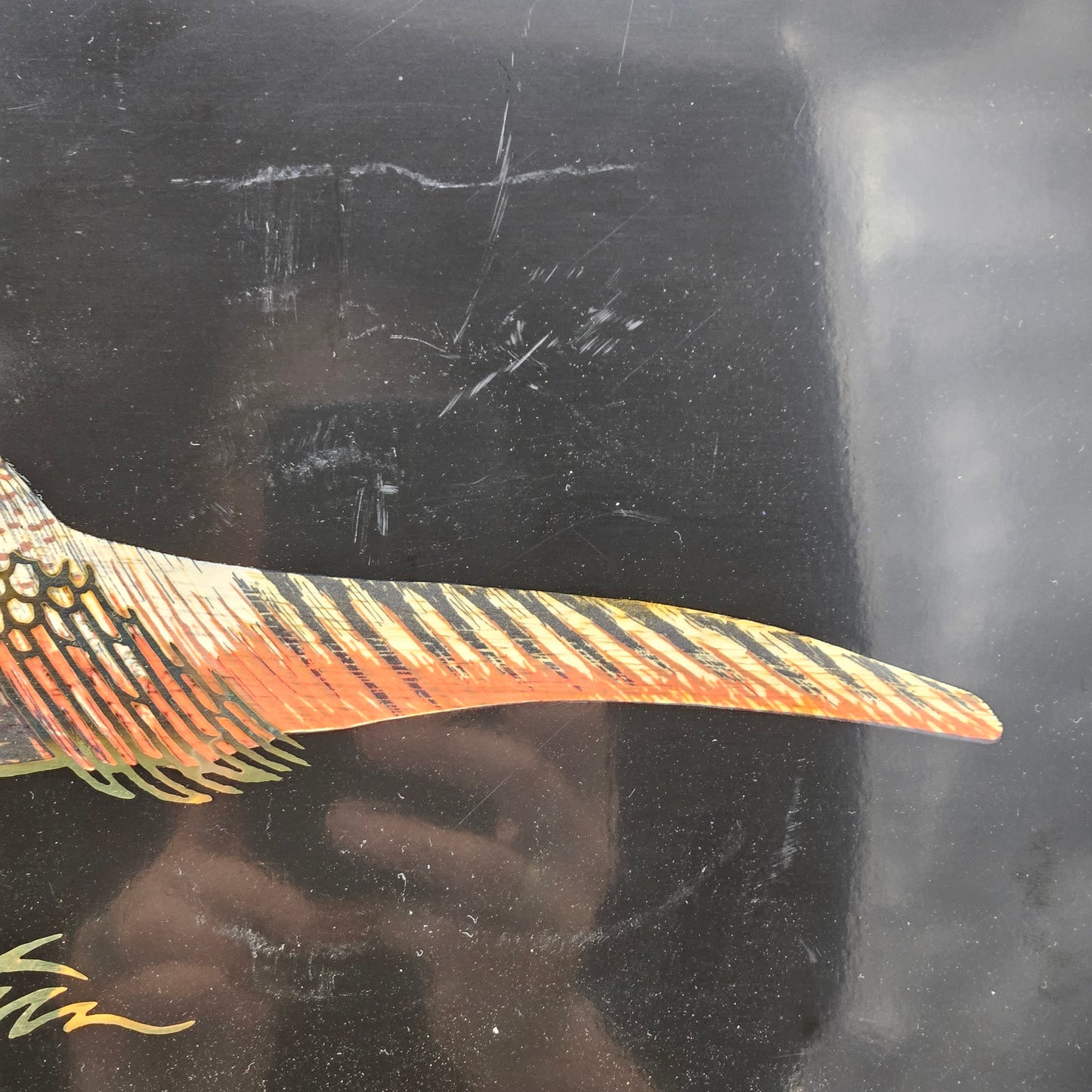 Vintage Couroc of Monterey Inlaid Lacquered Tray - Pheasant