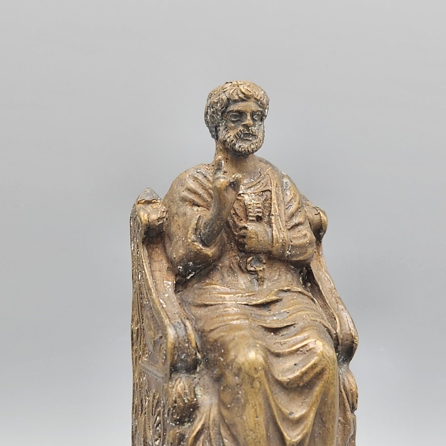 Antique Statue - St. Peter Enthroned