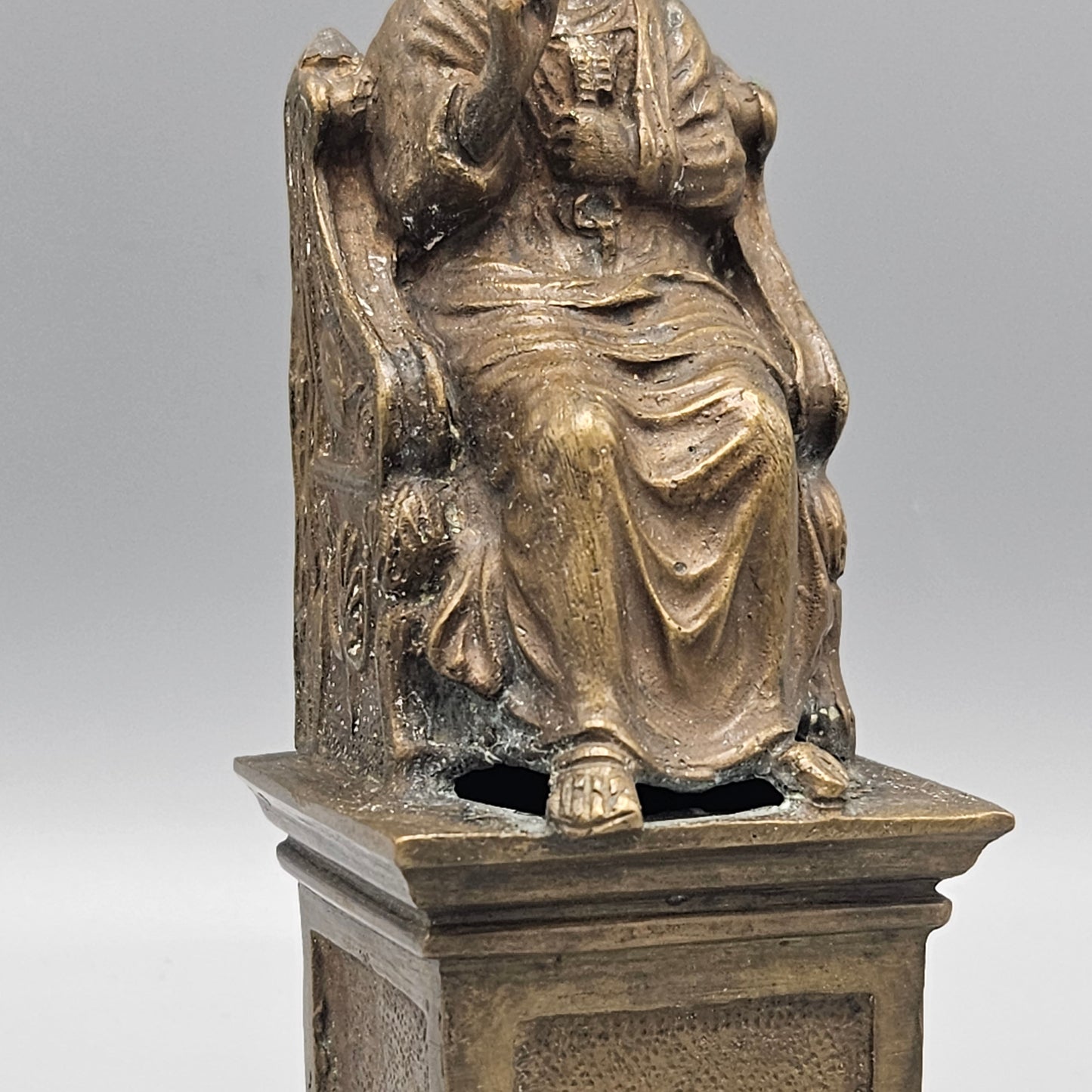Antique Statue - St. Peter Enthroned
