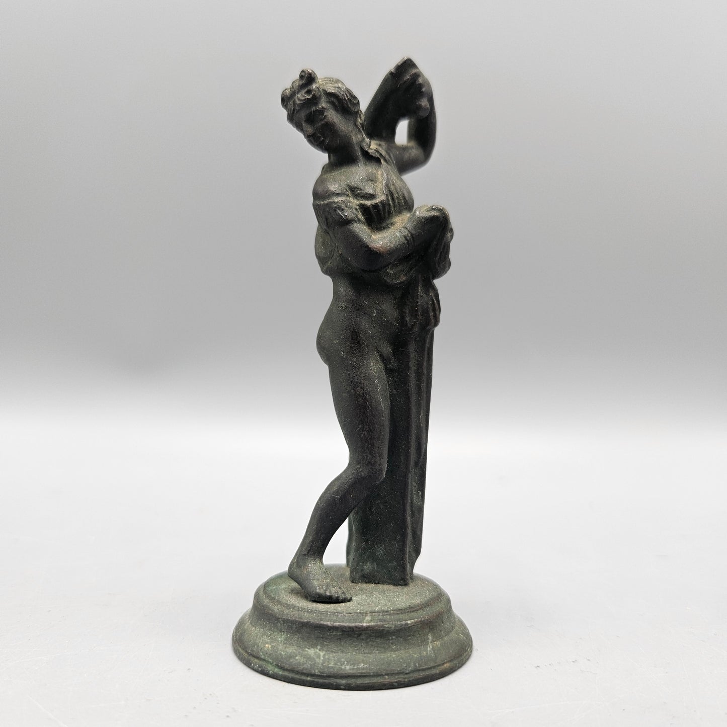 Antique Bronze Sculpture of Classical Greek Woman