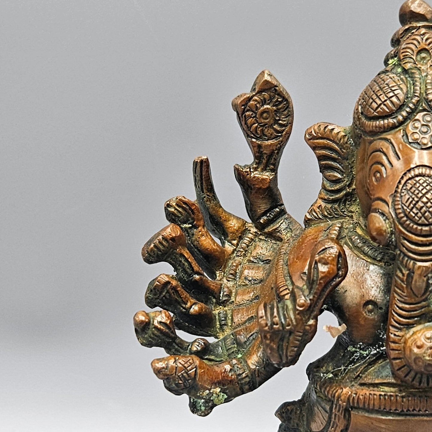 Antique Bronze Sculpture of Ganesh