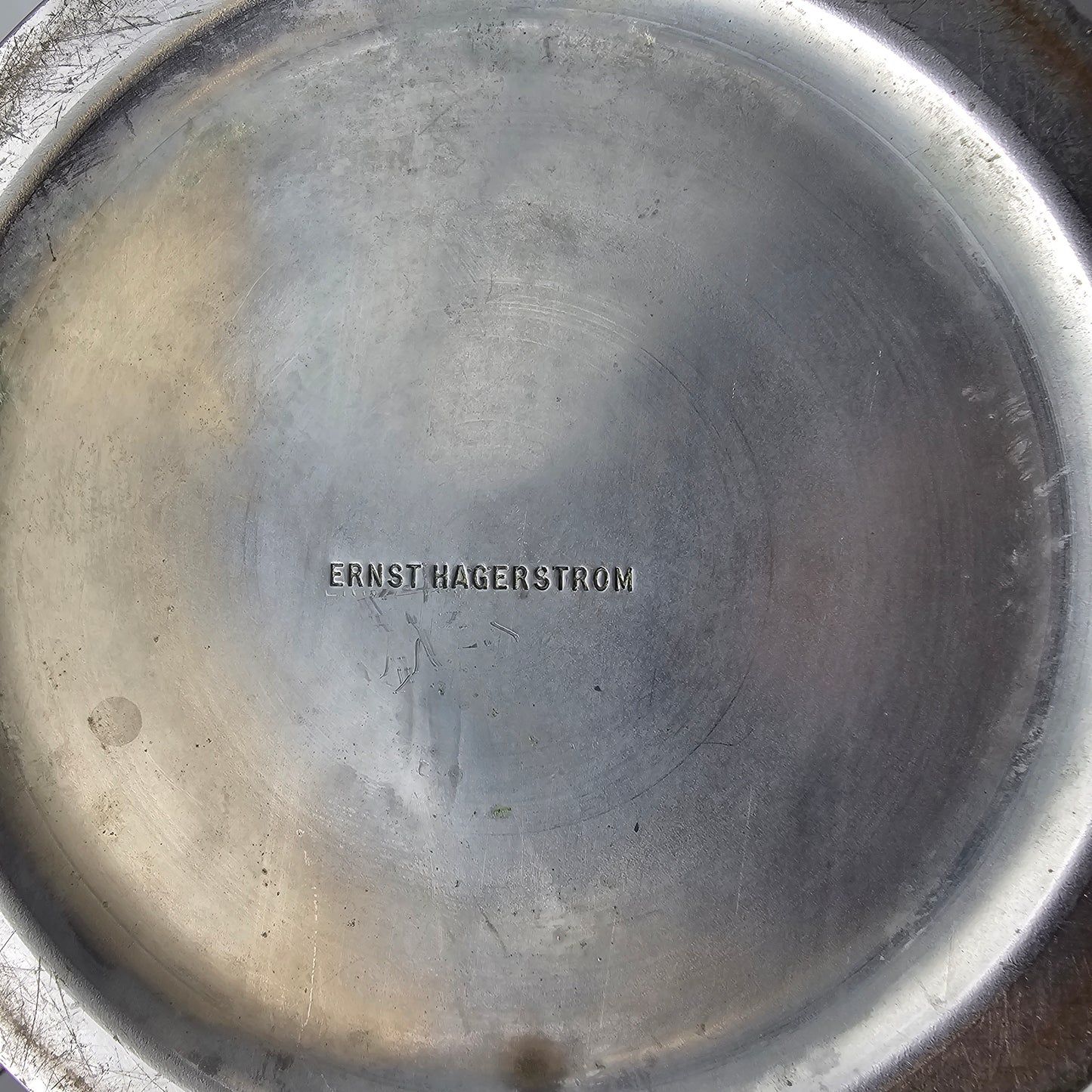 Vintage Chrome Ernst Hagerstrom Ice / Champagne Bucket with Lucite Handles