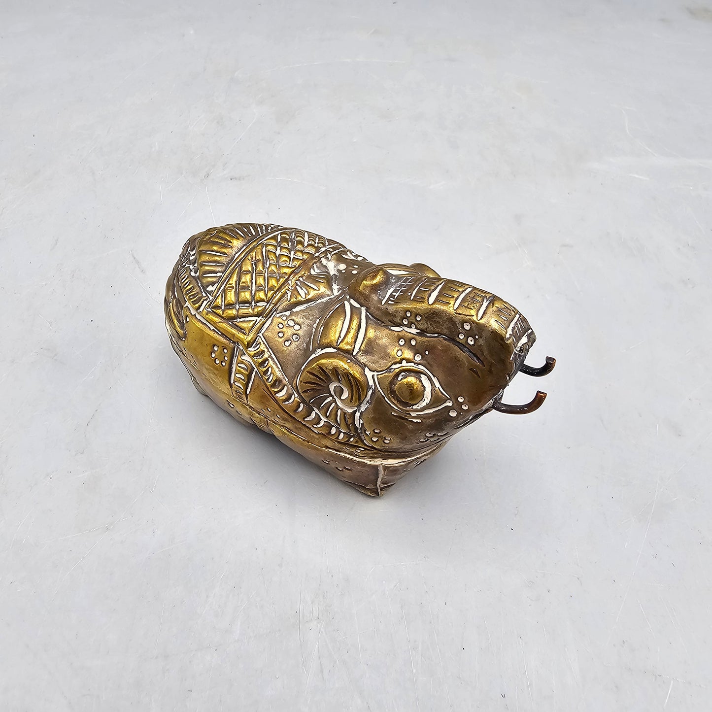 Antique Figural Betel Nut Box - Elephant