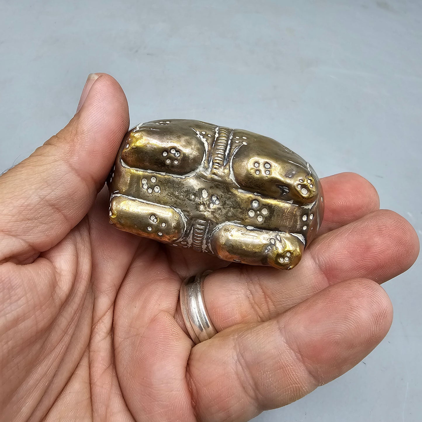 Antique Figural Betel Nut Box - Elephant