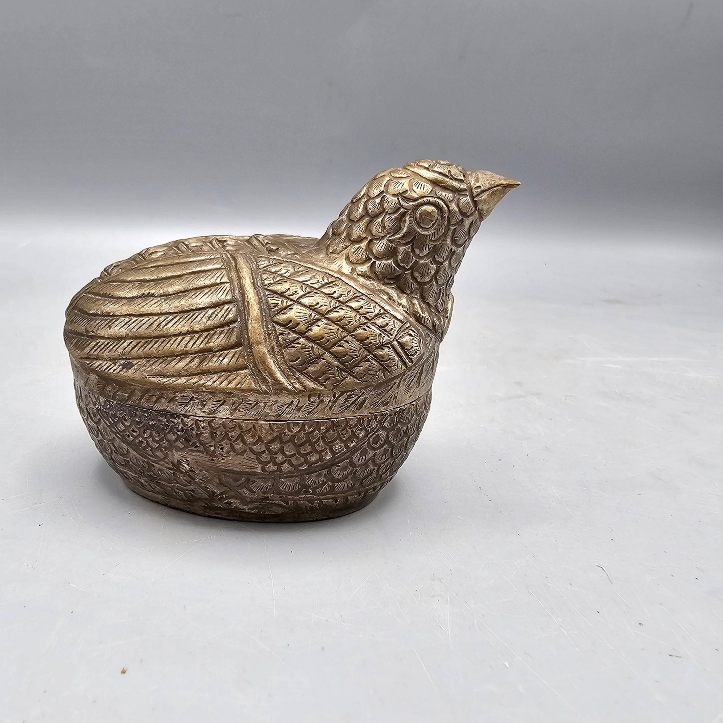 Antique Figural Betel Nut Box - Bird