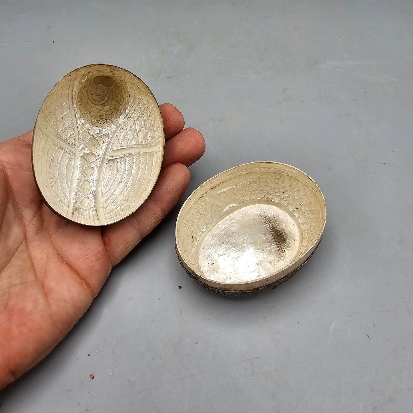 Antique Figural Betel Nut Box - Bird