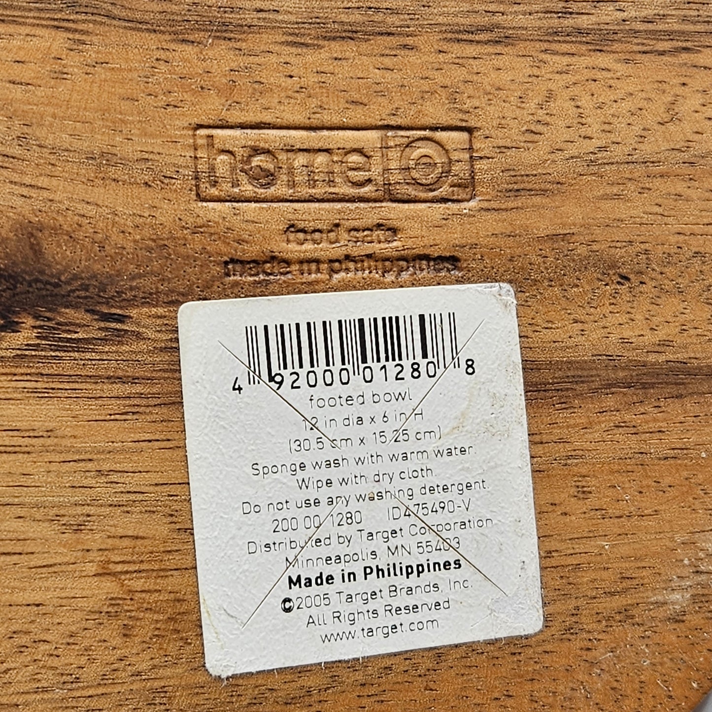Teak Pedestal Bowl - Target Brand