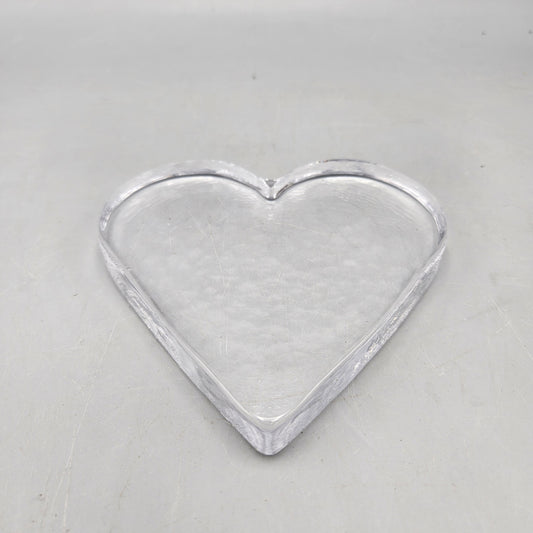 Recycled Glass Heart Shape Paperweight