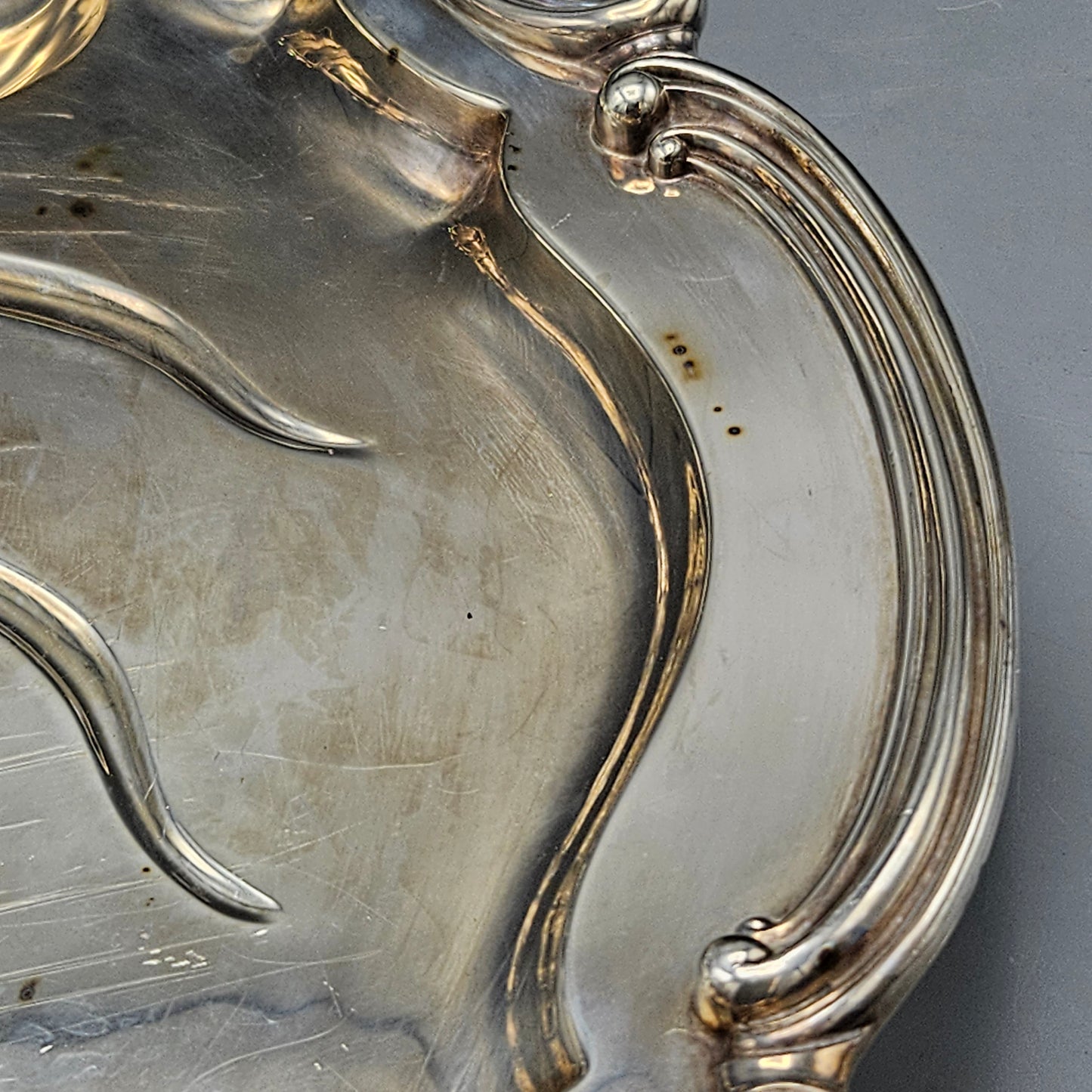 Vintage Reed and Barton Victorian Silver Plate Meat Tray