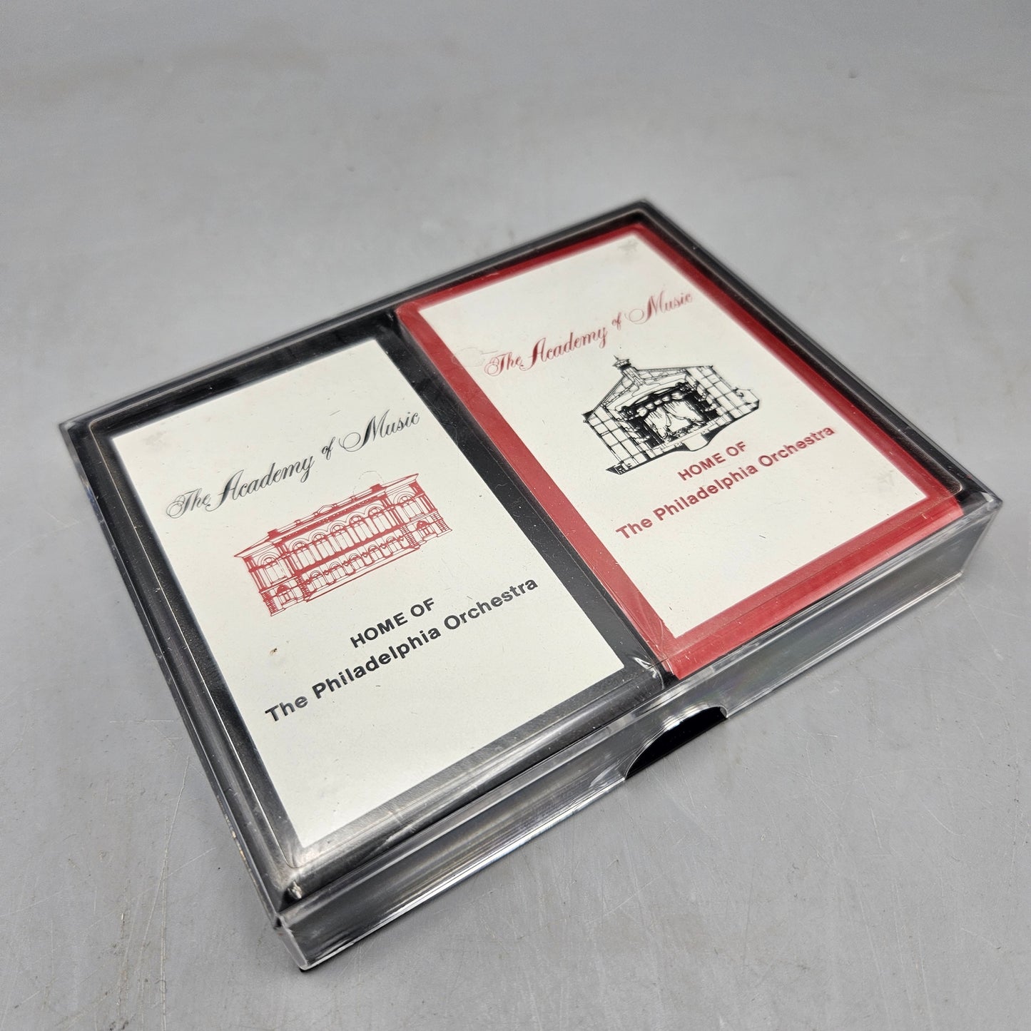 Vintage Academy of Music Philadelphia Orchestra Playing Cards