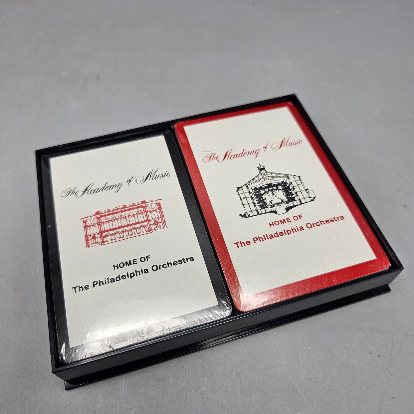 Vintage Academy of Music Philadelphia Orchestra Playing Cards