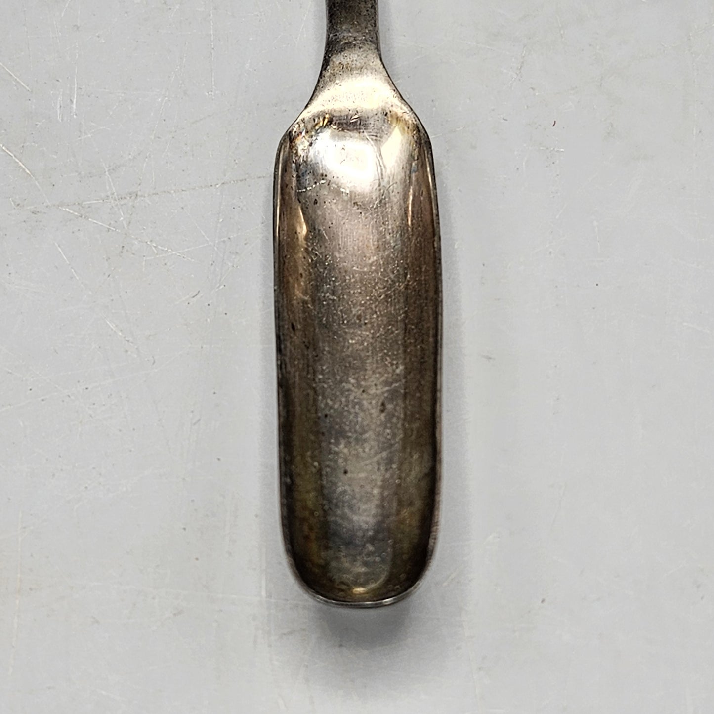 Antique John Power Sterling Silver Marrow Spoon / Cheese Scoop
