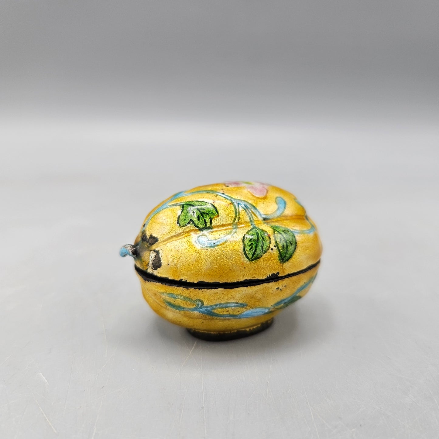 Vintage Cloisonné Trinket Box / Pill Box