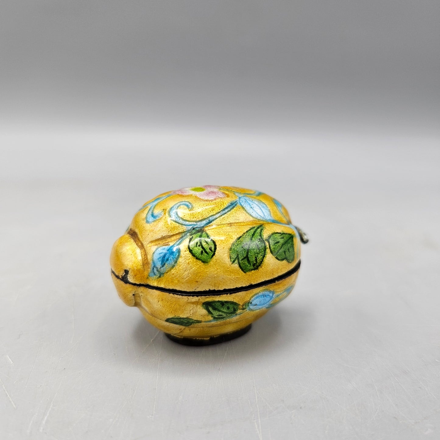 Vintage Cloisonné Trinket Box / Pill Box