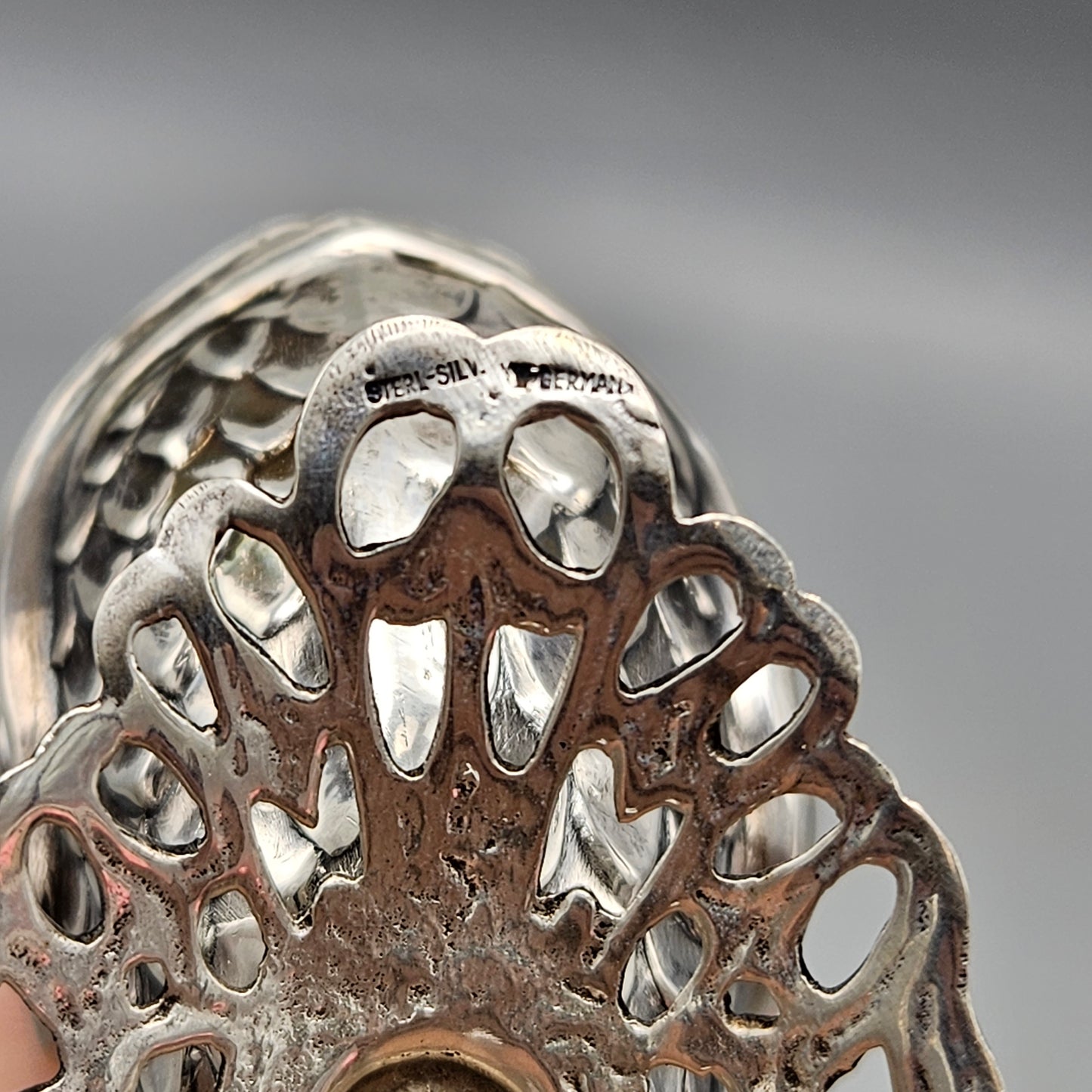 Sterling Silver Dolphin Salt Cellar