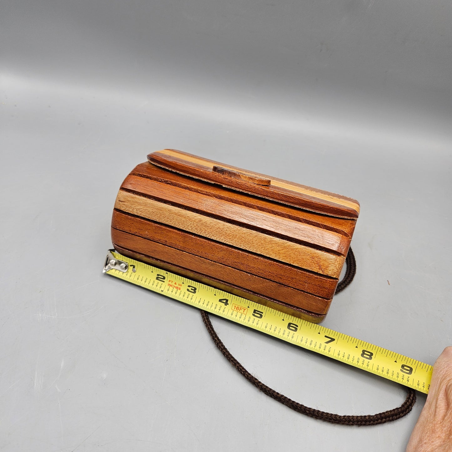 Vintage Wooden Purse