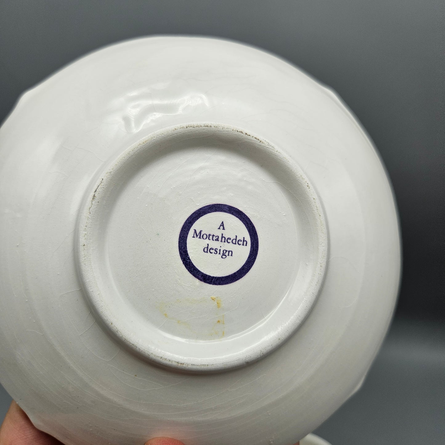 Mottahedeh Pots de Creme Musee des Arts Cup and Saucer