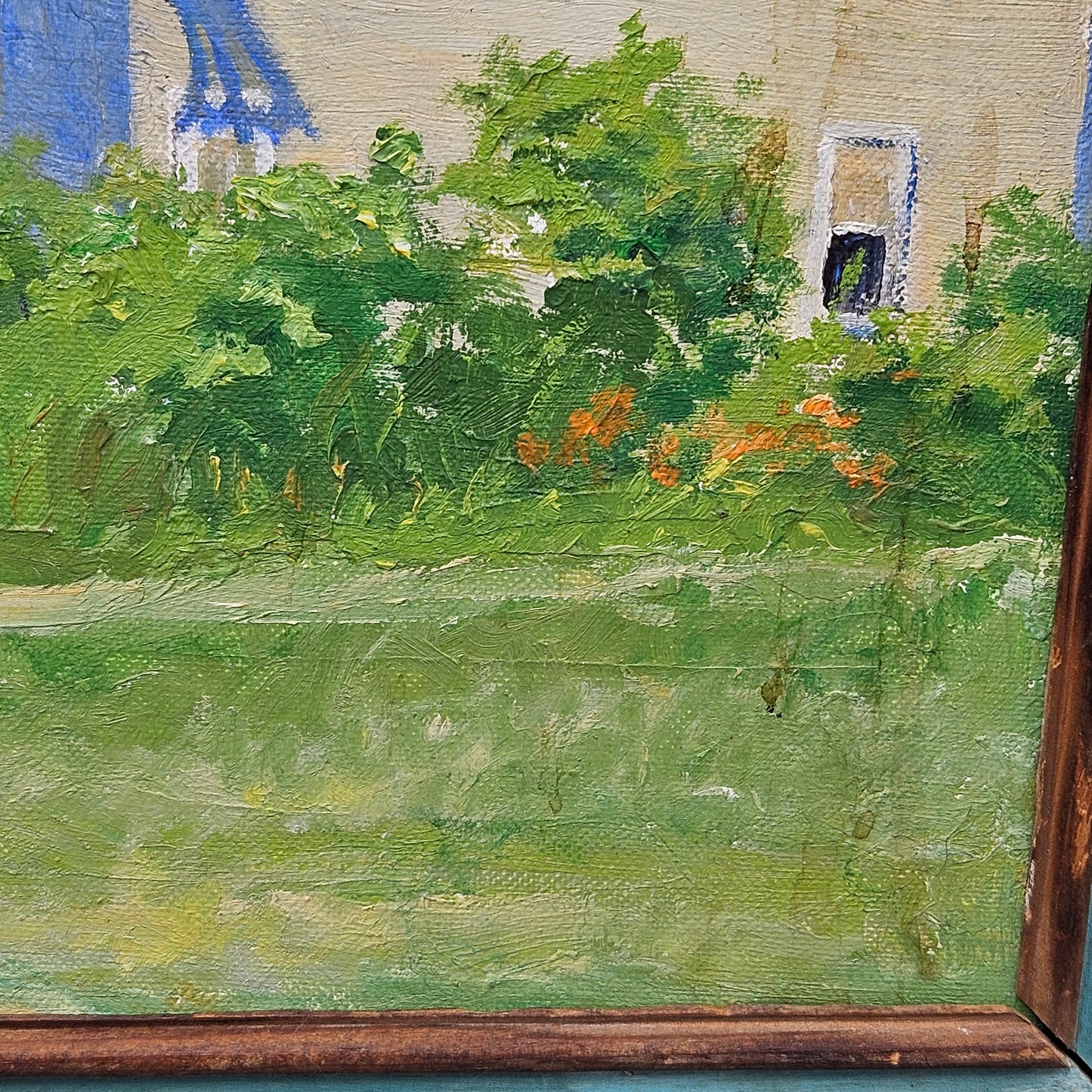 Vintage 1957 K. Schmucker Painting of House - Cape May, New Jersey