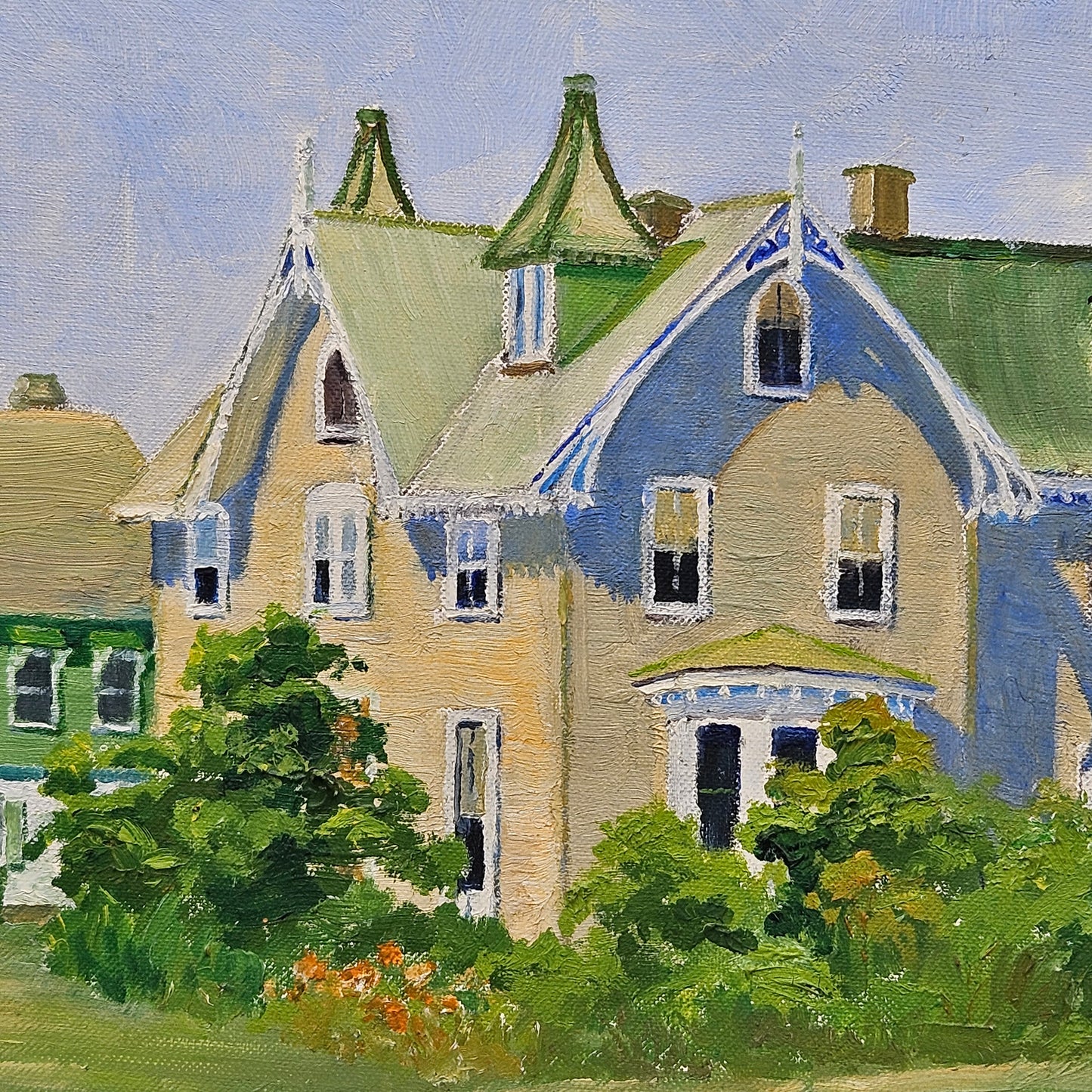 Vintage 1957 K. Schmucker Painting of House - Cape May, New Jersey