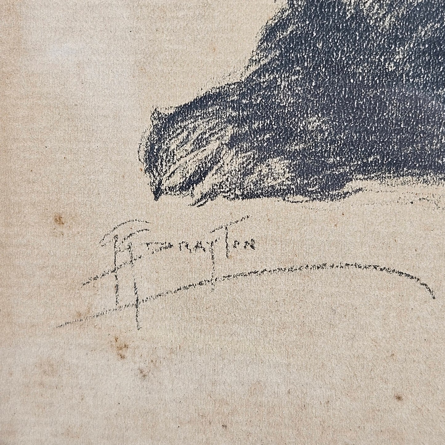 Antique Black Scottie Dog Print "Check and Double Check" by Grace Drayton