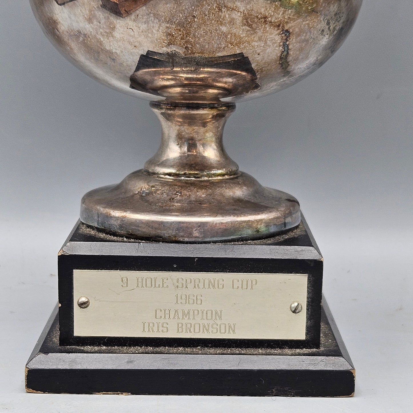 Vintage 1960's Female Golf Trophy - Indian River Club Golf Course