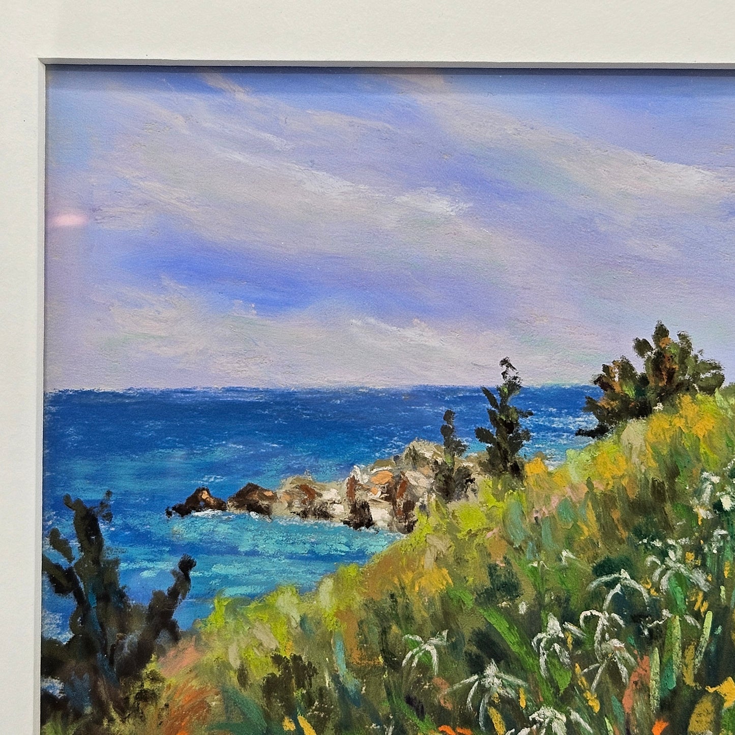 Original Pastel Painting of Bermuda by Bob Richey