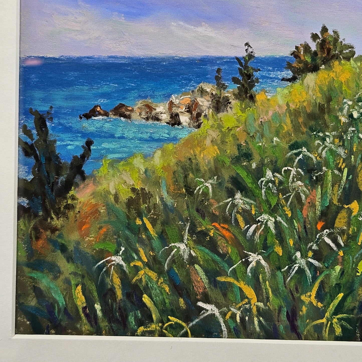 Original Pastel Painting of Bermuda by Bob Richey