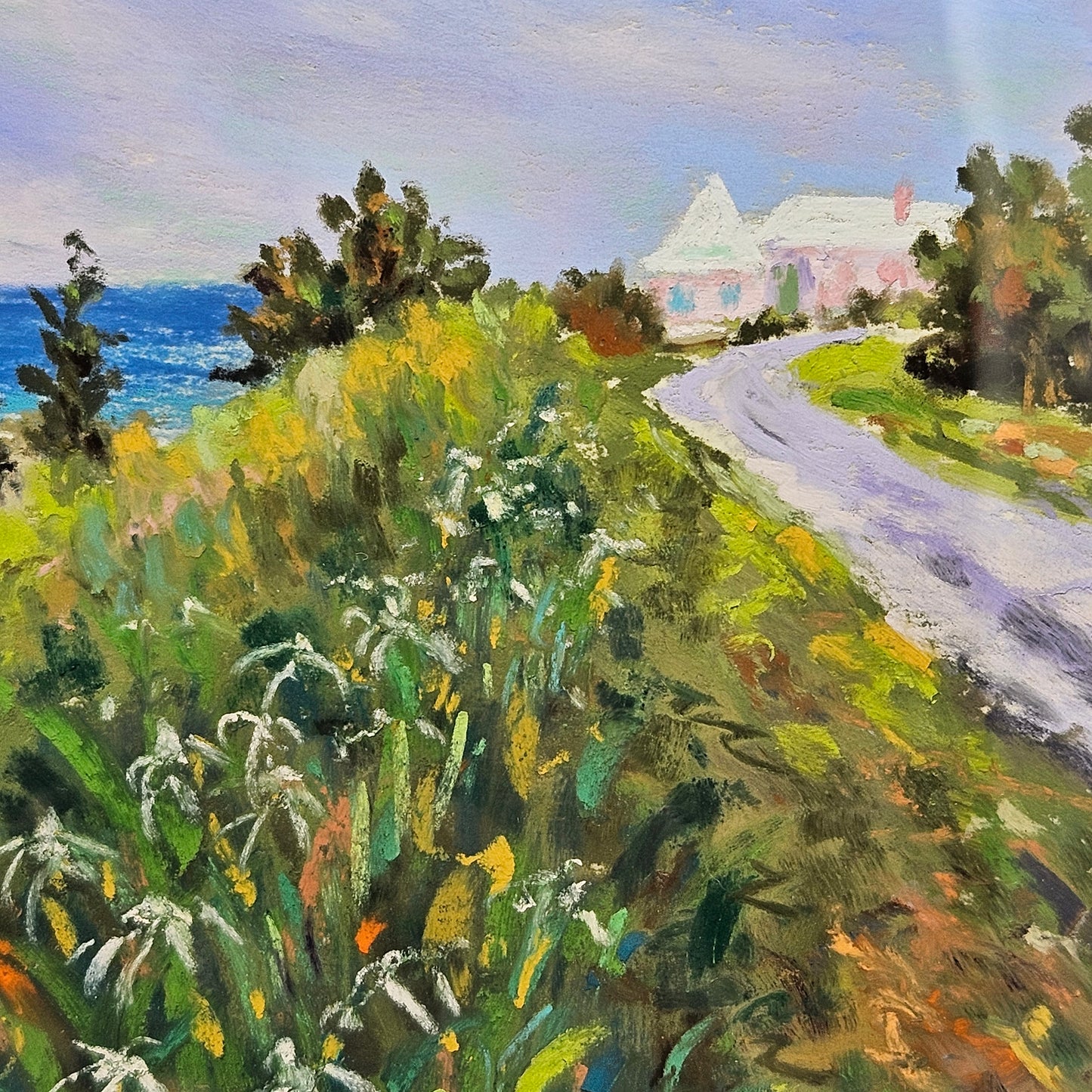 Original Pastel Painting of Bermuda by Bob Richey