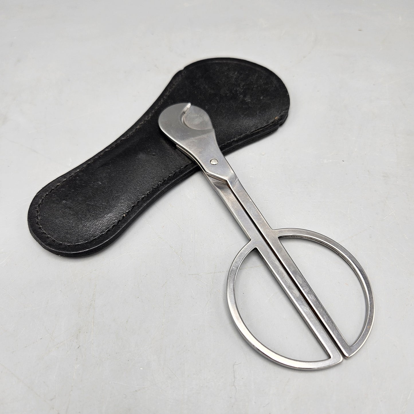 Vintage Pair of Aitor Cigar Cutters Scissors with Pouch