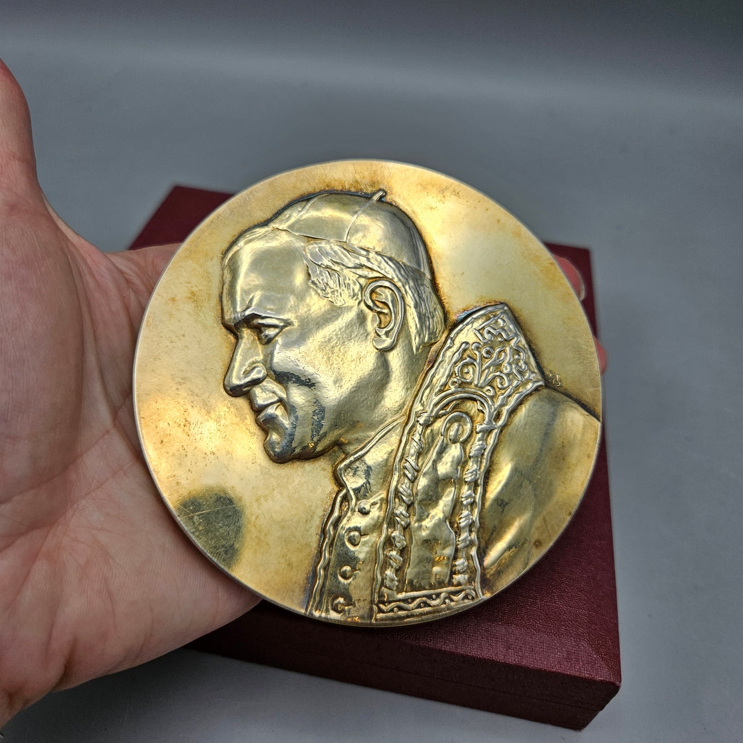 Pope John Paul Medal in Box