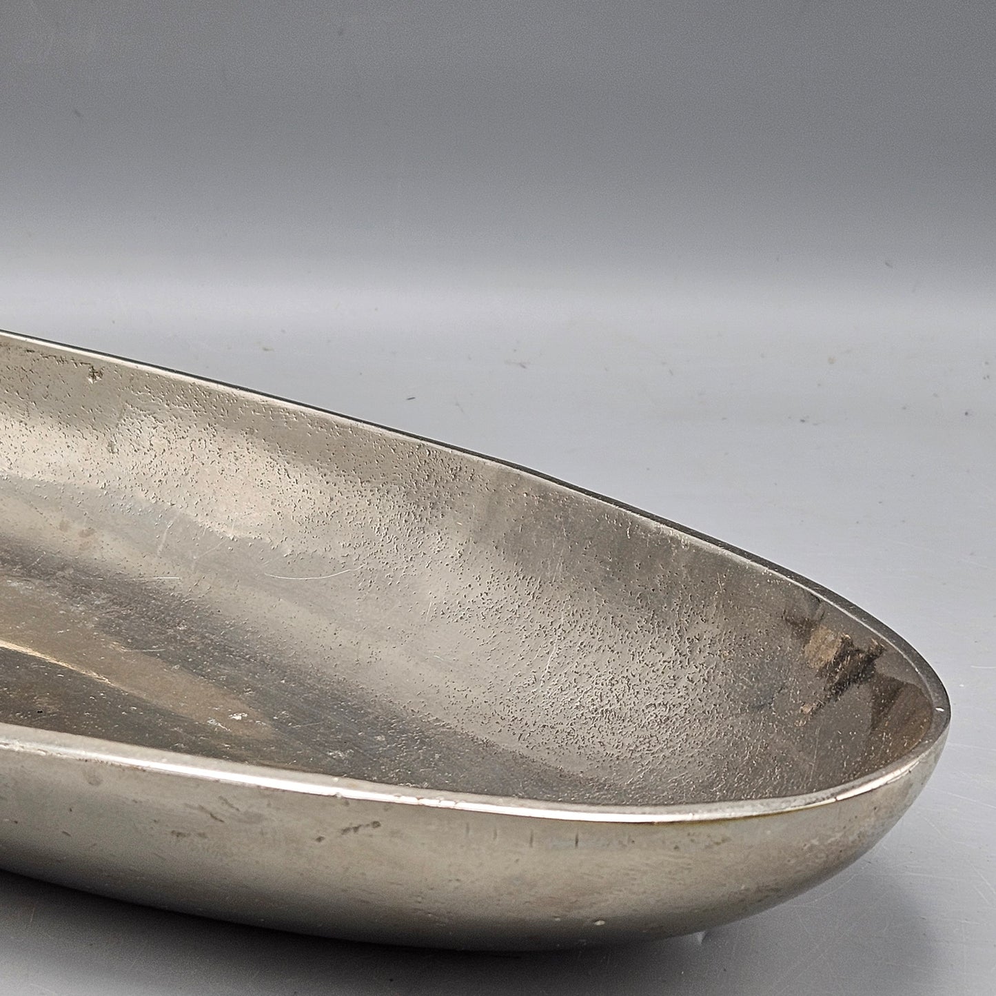 Michael Aram Style Oval Metal Serving Bowl with Bird & Branch