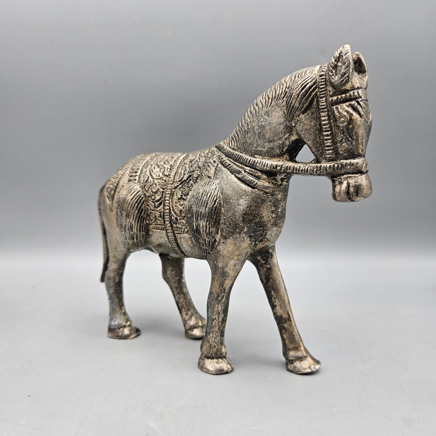 Cast Metal Horse Figure