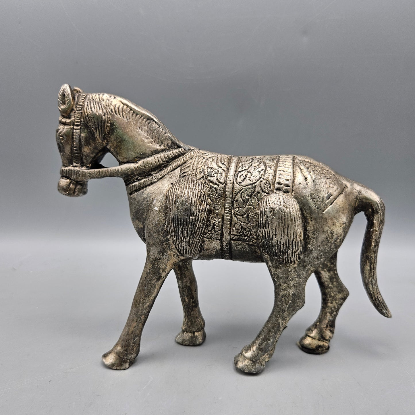 Cast Metal Horse Figure