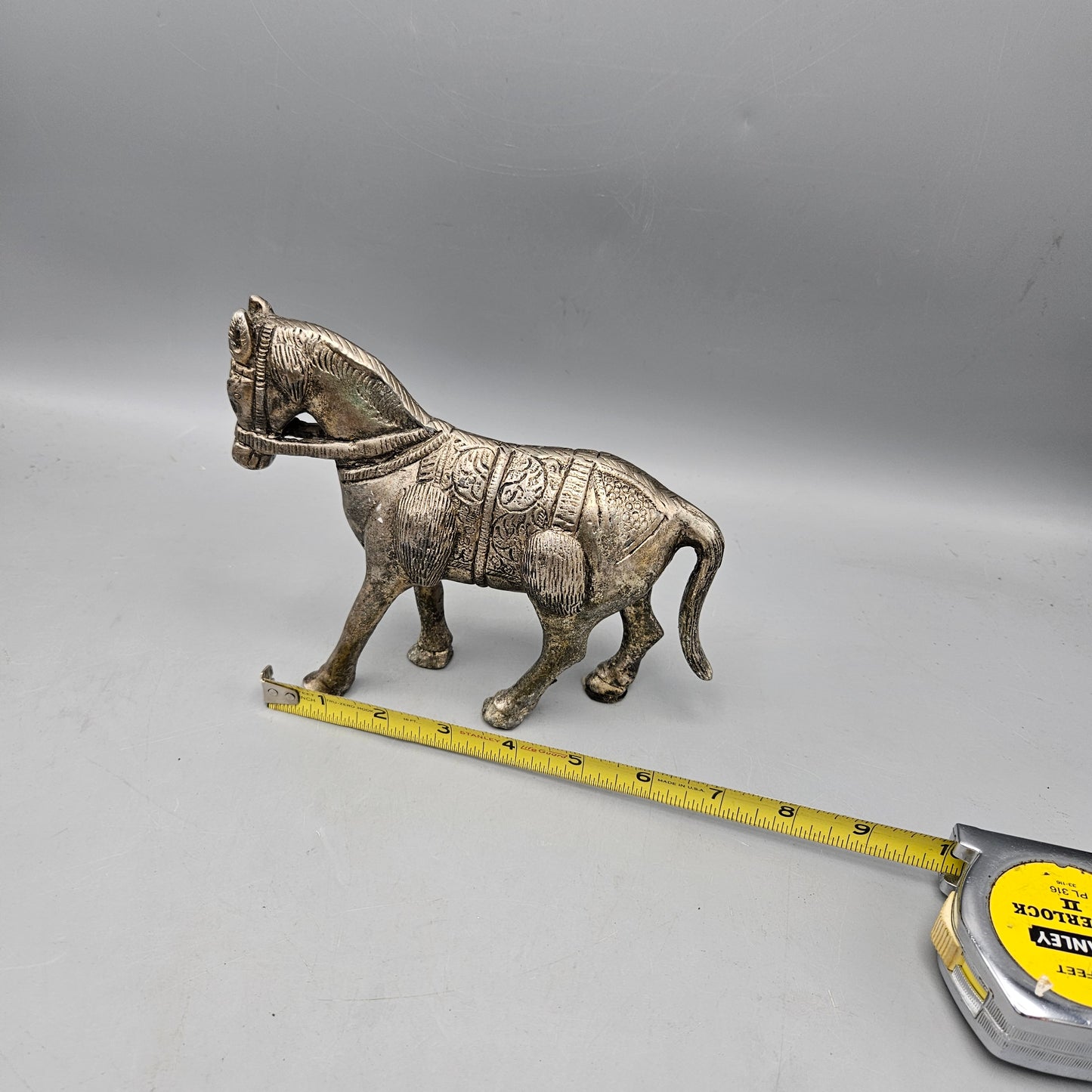 Cast Metal Horse Figure