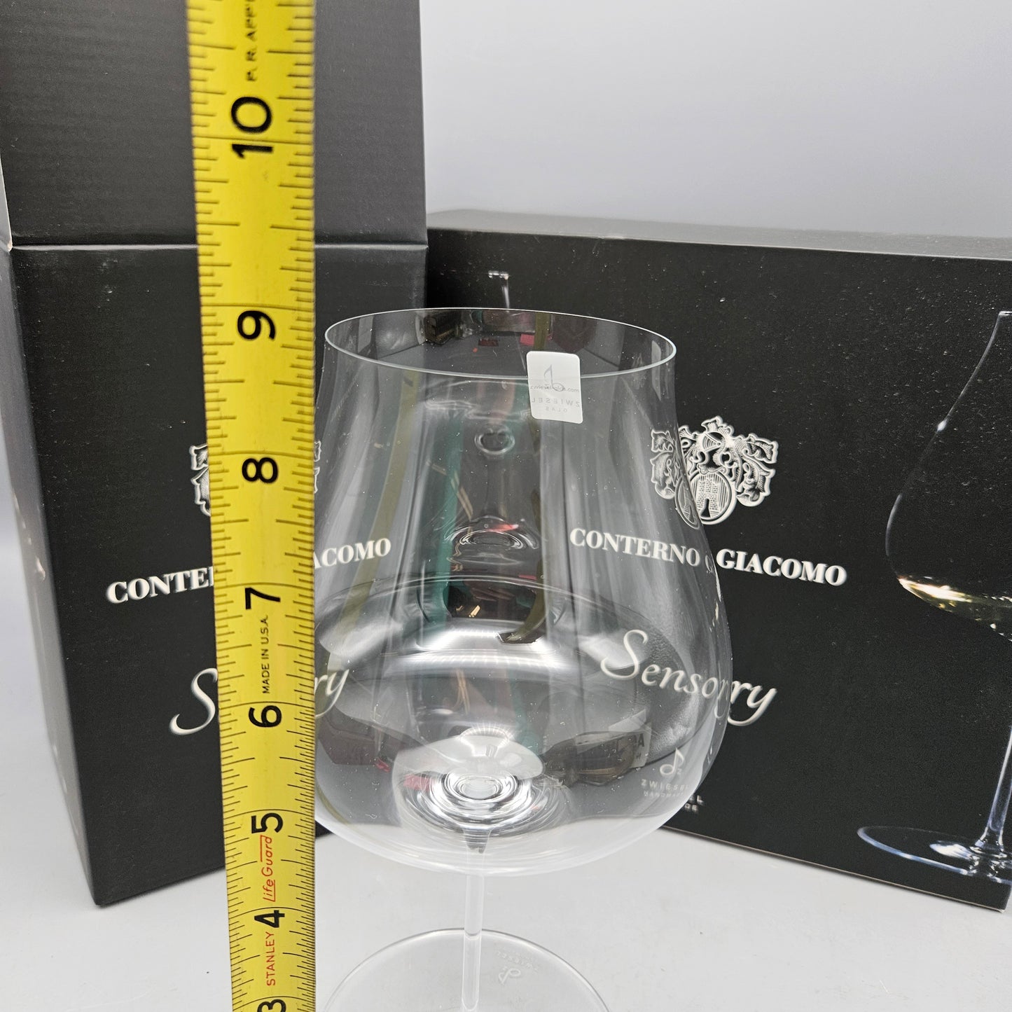 Set of 2 Conterno Giacomo Sensory Glasses in Box
